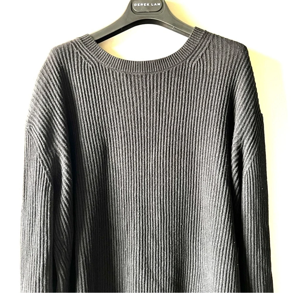 Vince Cashmere Split Back ribbed Sweater